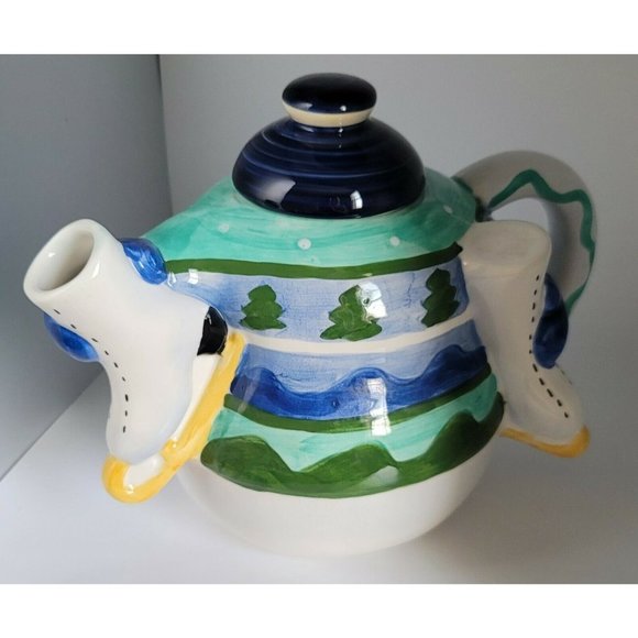 Boston Warehouse Kitchen Vintage 995 Boston Warehouse Teapot With